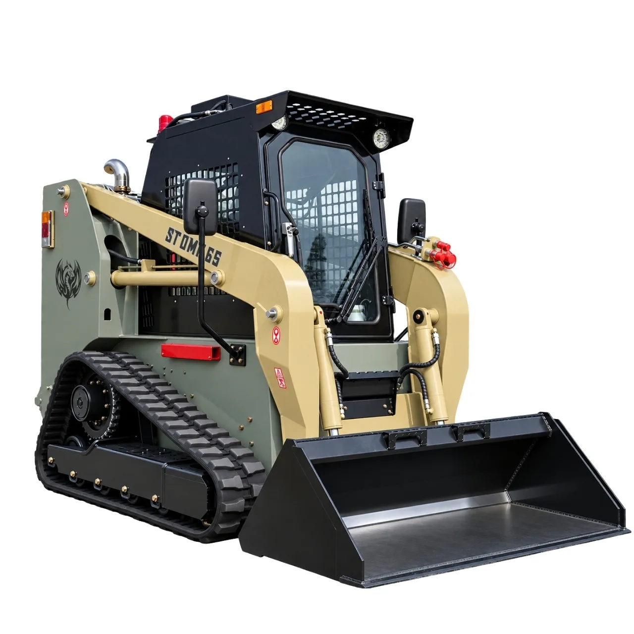 TYPHON STOMP 65 PROPACT 9,000 lb Tracked Skid Steer – 74 HP Cummins & AC/Heat Cab